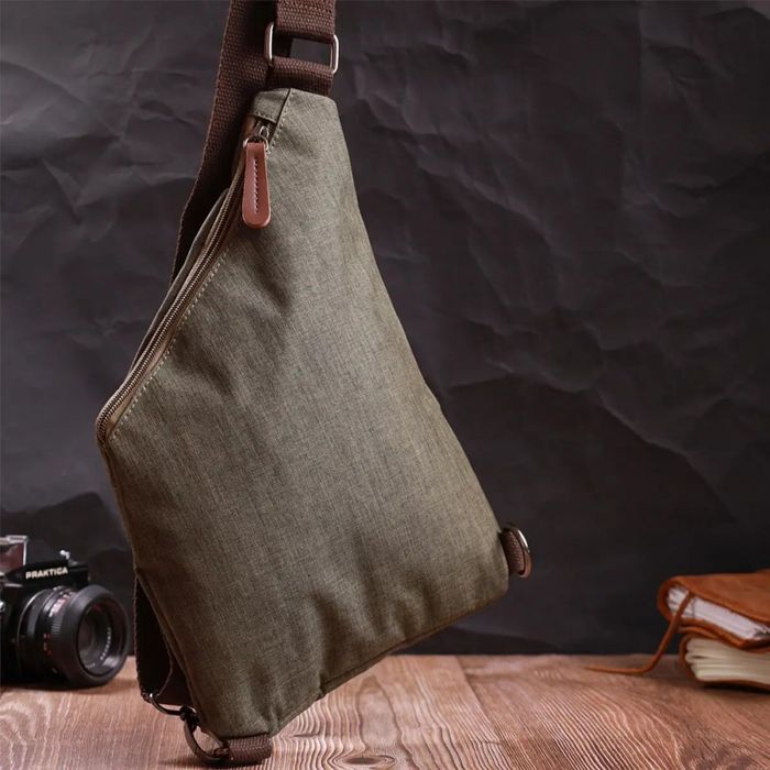 Мужская сумка-слинг из текстиля Vintage 22197 купить недорого в Ты Купи
