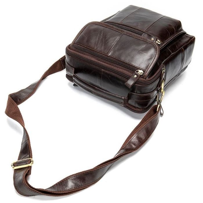 Мужская кожаная сумка Vintage 14764 купить недорого в Ты Купи