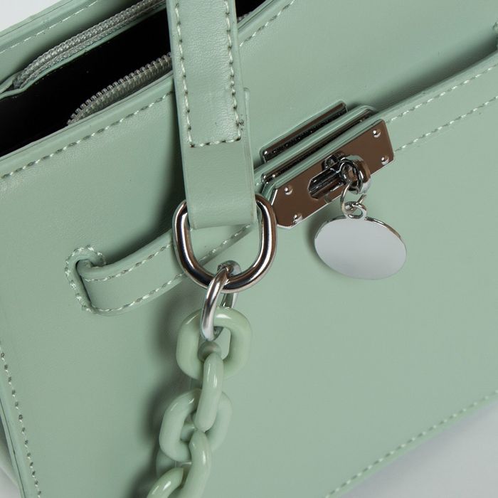 Жіноча сумочка зі шкірозамінника FASHION 22 F026 green купити недорого в Ти Купи
