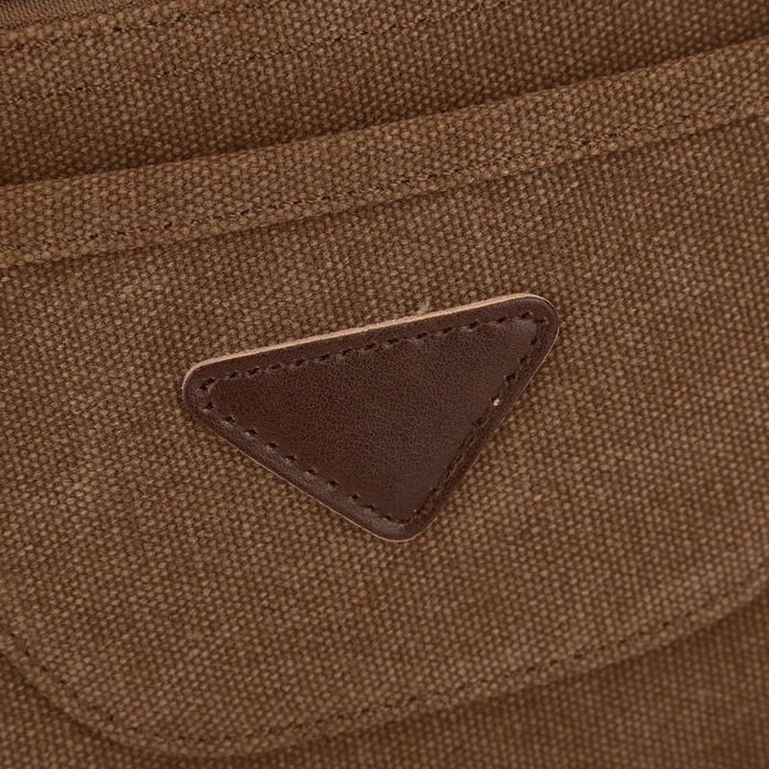 Чоловіча текстильна сумка коричнева для ноутбука Vintage 20183 купити недорого в Ти Купи