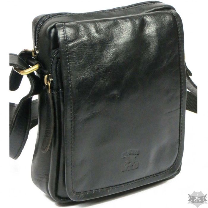 Чоловіча шкіряна чорна сумка-планшет Always Wild 5031 black купити недорого в Ти Купи