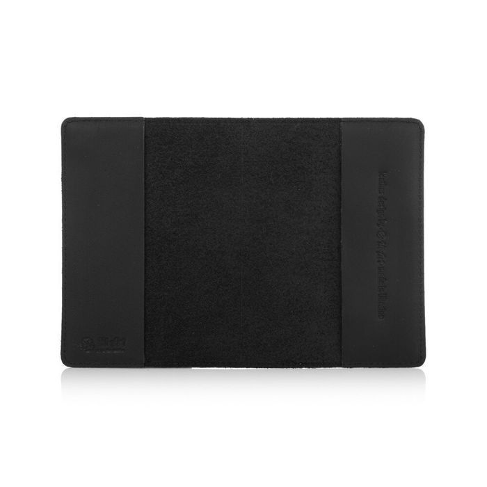 Обкладинка для паспорта зі шкіри HiArt PC-01 Shabby Night Чорний купити недорого в Ти Купи