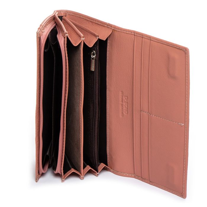 Женский кожаный кошелек Classik DR. BOND W502-2 pink купить недорого в Ты Купи