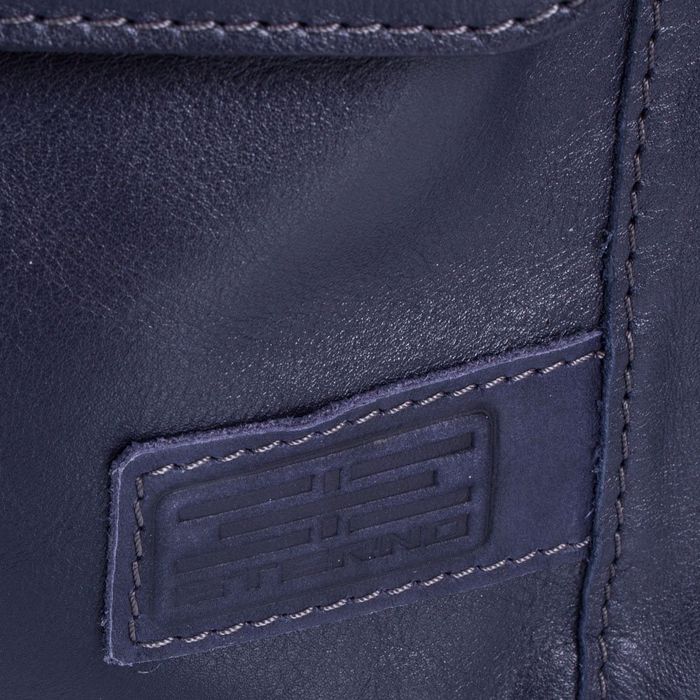 Кожаная мужская синяя сумка ETERNO ERM415BL купить недорого в Ты Купи