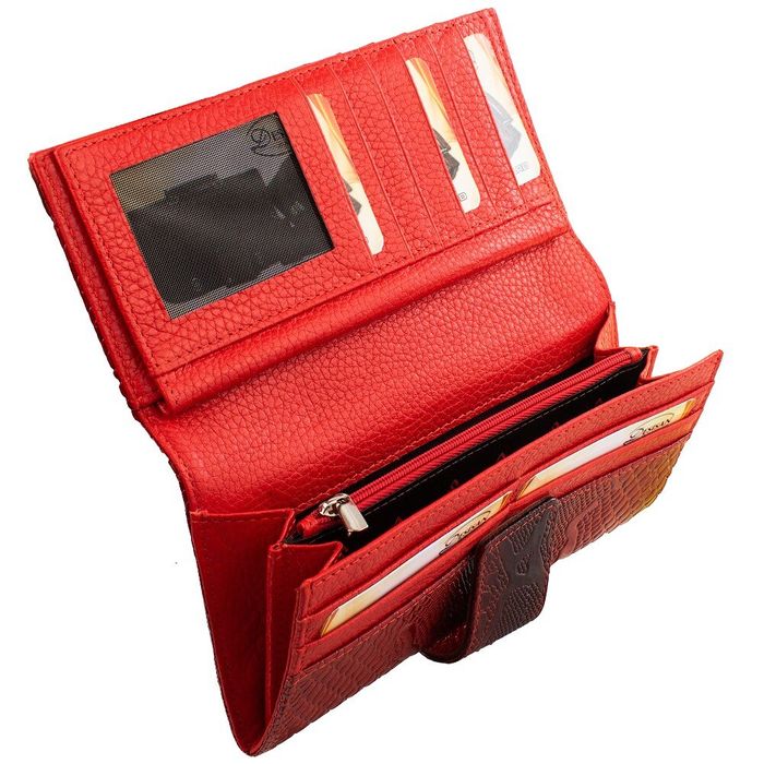 Шкіряний гаманець жіночий DESISAN SHI906-500 купити недорого в Ти Купи