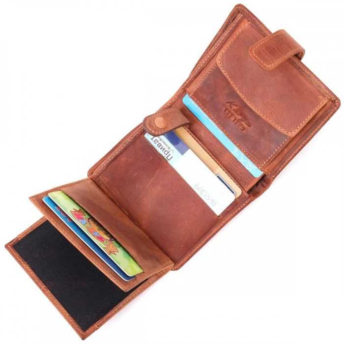 Чоловічий шкіряний гаманець Karya 21369 купити недорого в Ти Купи