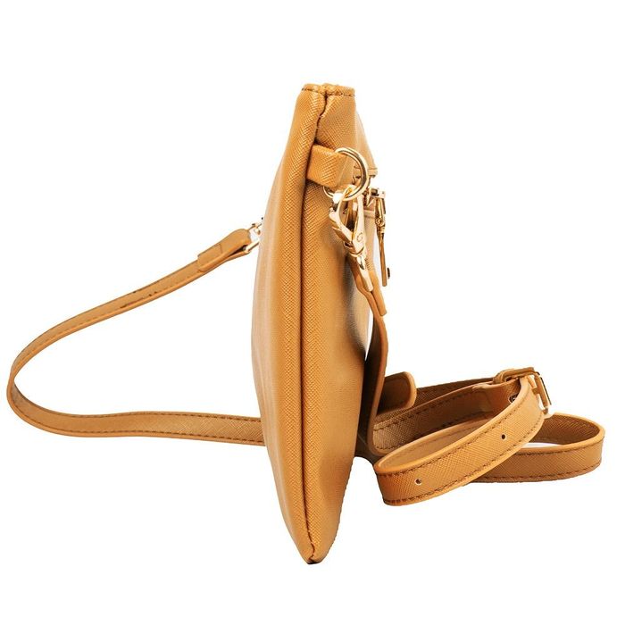 Женская сумка-клатч из кожзама AMELIE GALANTI A991705-yellow купить недорого в Ты Купи