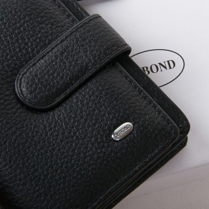 Жіночий шкіряний гаманець Classik DR. BOND WN-2 black купити недорого в Ти Купи
