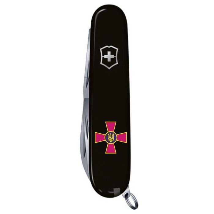 Складной нож Victorinox HUNTSMAN ARMY Эмблема ВСУ 1.3713.3_W0010u купить недорого в Ты Купи