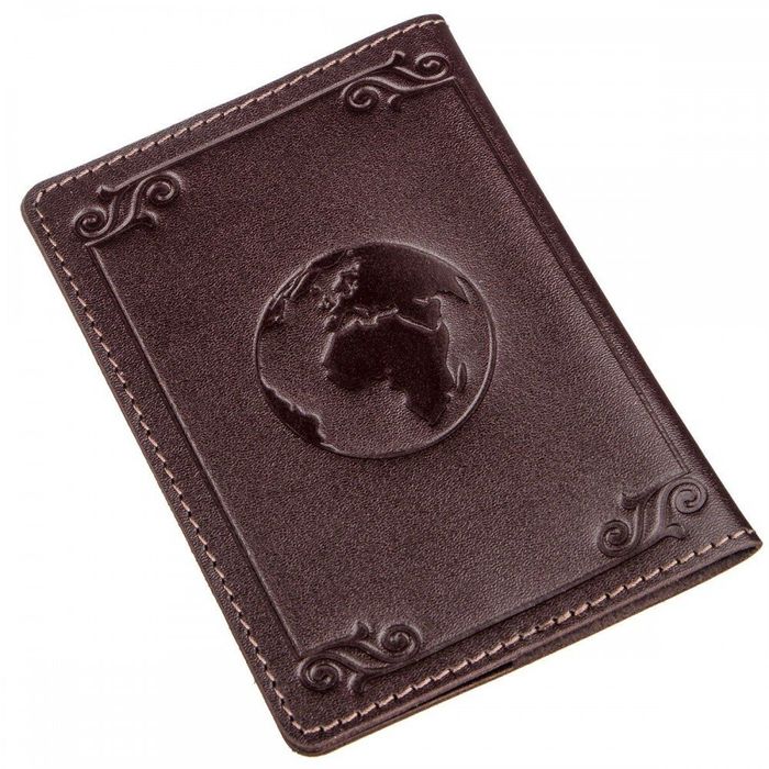 Червона жіноча обкладинка для паспорта з натуральної шкіри Shvigel 13981 купити недорого в Ти Купи