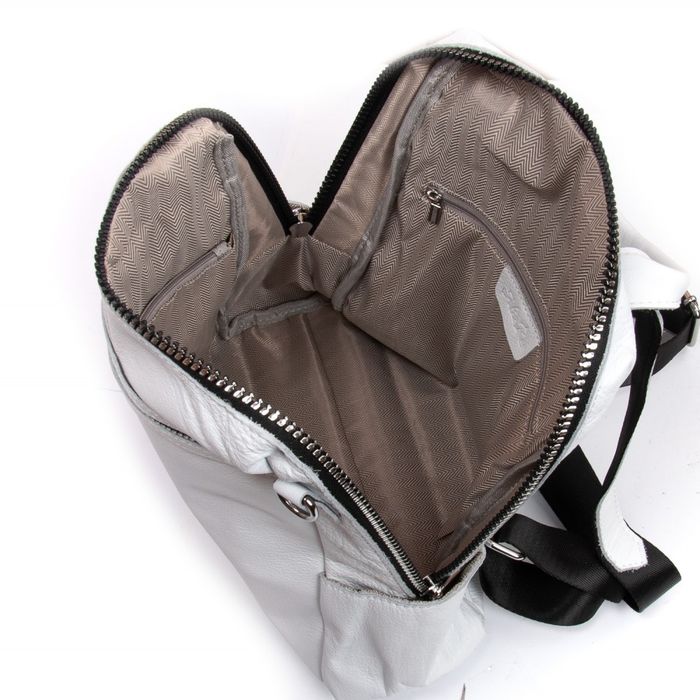 Женская кожаный рюкзак ALEX RAI 8781-9 white купить недорого в Ты Купи