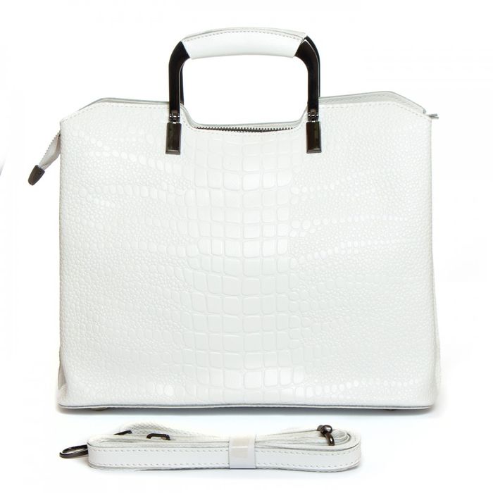 Женская кожаная сумка ALEX RAI 1540-1 white купить недорого в Ты Купи
