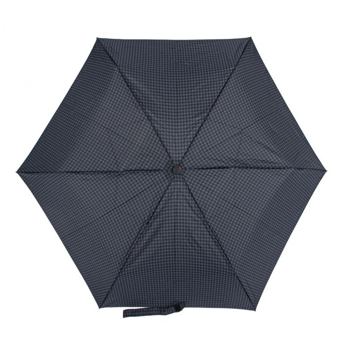 Механический женский зонт Fulton Miniflat-2 L340 Houndstooth (Гусиная лапка) купить недорого в Ты Купи
