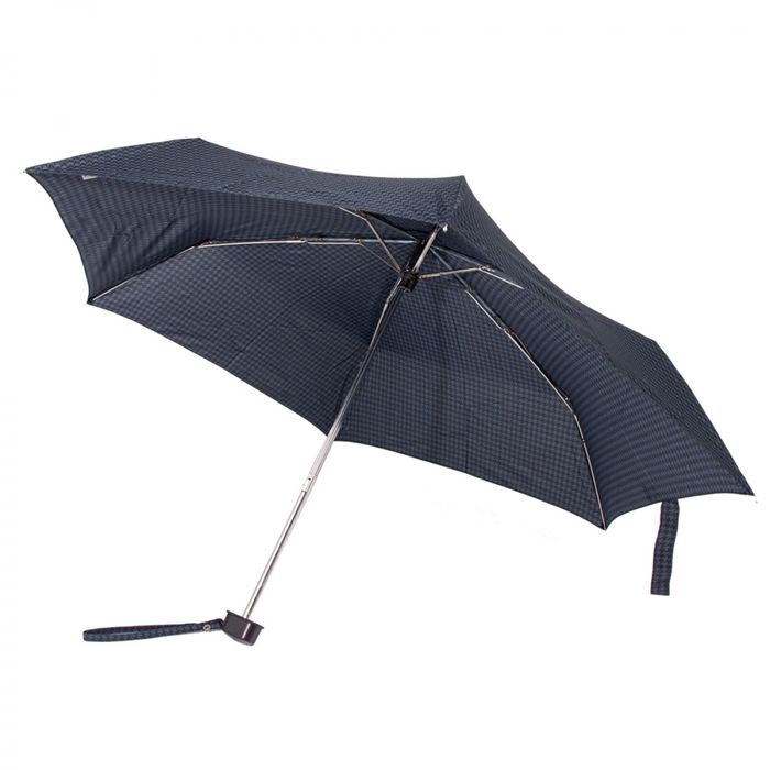 Механический женский зонт Fulton Miniflat-2 L340 Houndstooth (Гусиная лапка) купить недорого в Ты Купи