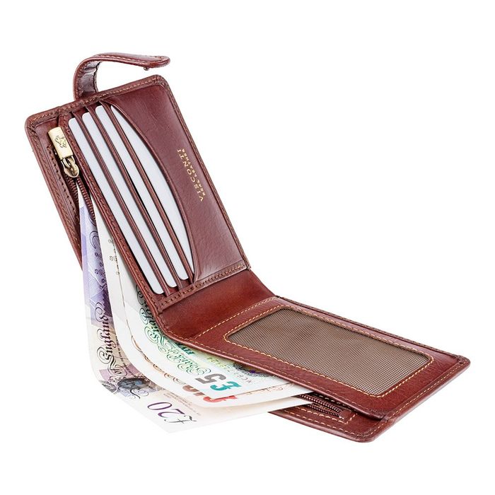 Мужской бумажник Visconti TSC41 Massa (Tan) с защитой RFID купить недорого в Ты Купи