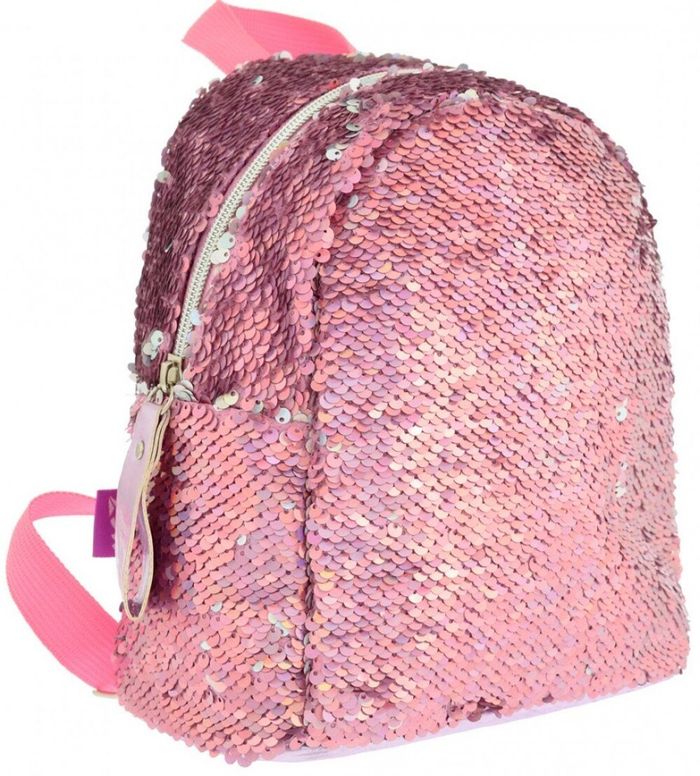 Молодежный рюкзак с пайетками YES 7 л GS-02 «Pink» (557651) купить недорого в Ты Купи