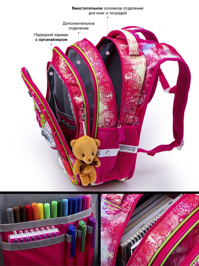 Рюкзак школьный для девочек SkyName R1-025 купить недорого в Ты Купи