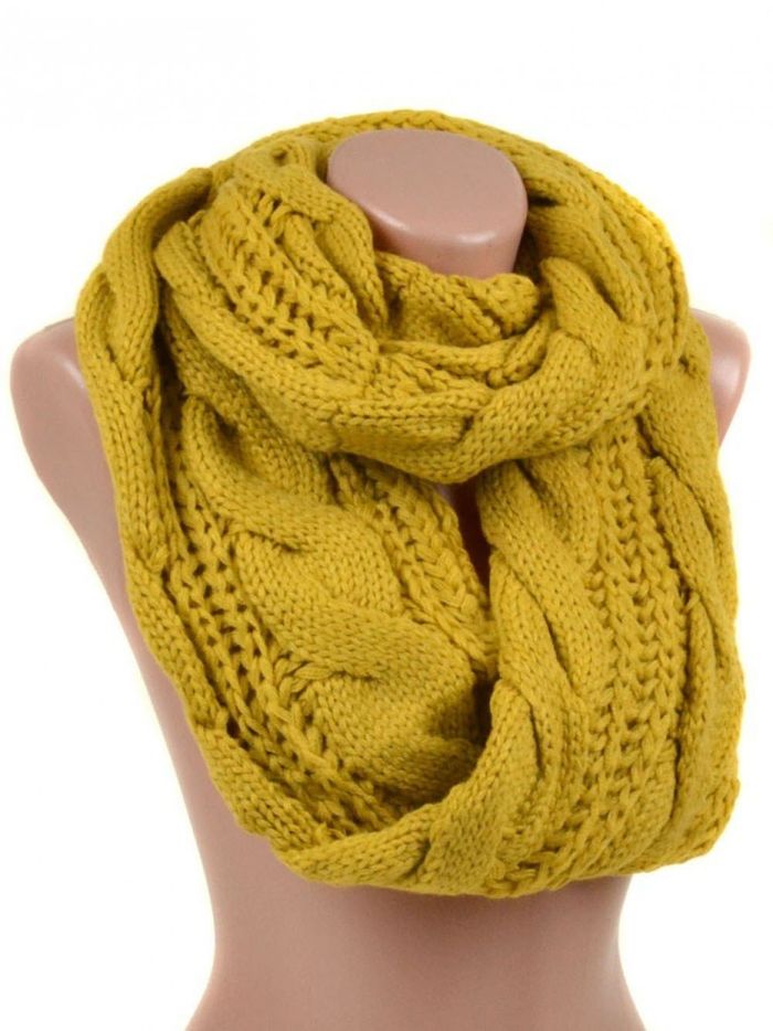 Жіночий шарф-хомут віскоза M0332 green купити недорого в Ти Купи