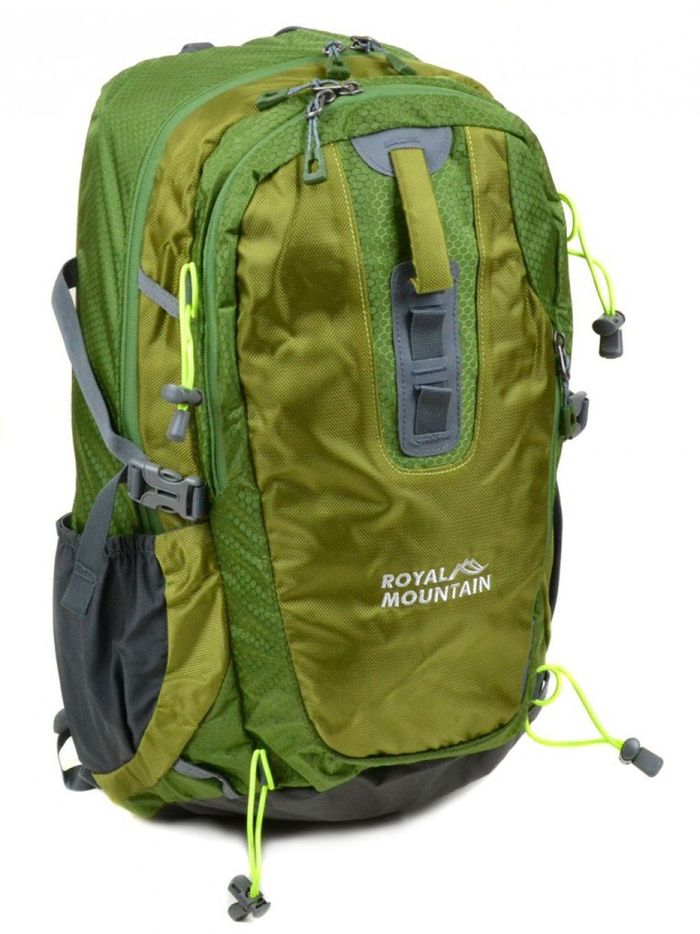 Чоловік зелений туристичний рюкзак з нейлону Royal Mountain тисячі чотиреста шістьдесят п'ять green купити недорого в Ти Купи
