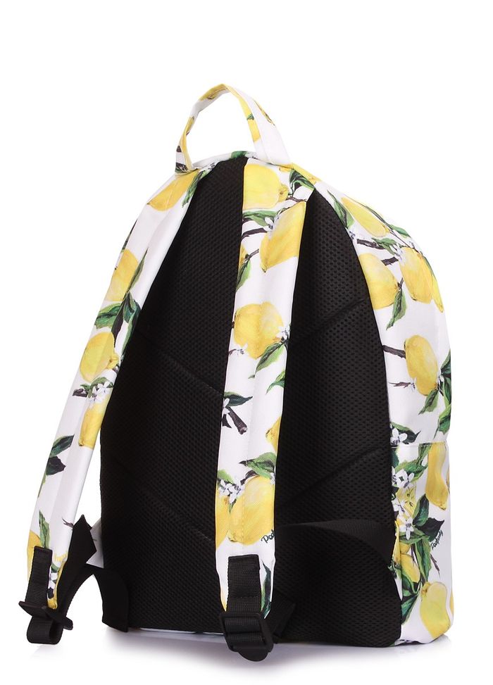 Женский текстильный рюкзак POOLPARTY backpack-lemons купить недорого в Ты Купи