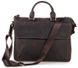 Чоловіча діловий шкіряна коричнева сумка Vintage 14161 Коричневий
