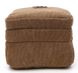 Текстильна коричнева сумка-барсетка на пояс Vintage 20163