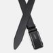 Чоловічий шкіряний ремінь Borsa Leather 150v1genav36-black, Чорний