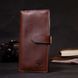 Шкіряний чоловічий гаманець ручної роботи GRANDE PELLE 11660, Коричневий