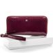Жіночий лакований гаманець зі шкіри LR SERGIO TORRETTI W38 purple-red