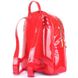 Жіночий лаковий рюкзак POOLPARTY Xs червоний