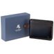 Мужской кожаный кошелек Visconti AT60 Arthur c RFID (Burnish Blue)