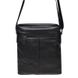 Мужская кожаная сумка через плечо Borsa Leather K17801-black