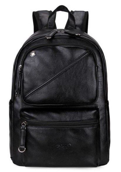 Чоловічий чорний рюкзак Polo Vicuna 5520-BL купити недорого в Ти Купи