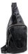 Чоловіча шкіряна сумка-слінг Vintage 14760, Чорний