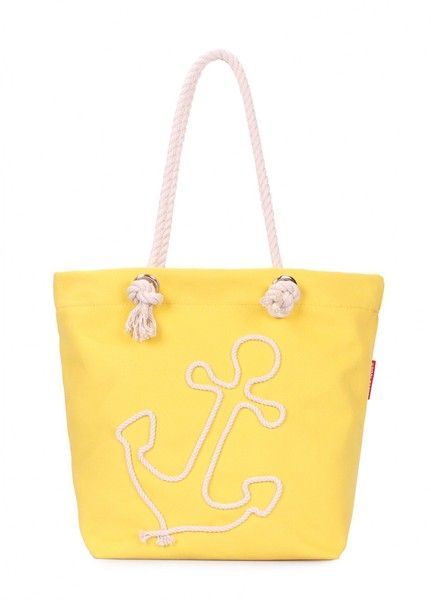 Літня сумка POOLPARTY anchor-oxford-yellow купити недорого в Ти Купи