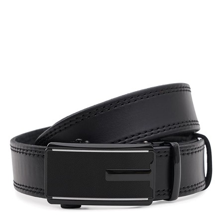 Мужской кожаный ремень Borsa Leather 125v1genav35-black купить недорого в Ты Купи