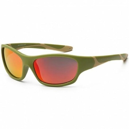 Дитячі сонцезахисні окуляри Koolsun хакі серії Sport Розмір 3+ (KS-SPOLBR003) купити недорого в Ти Купи