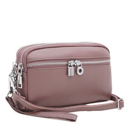 Жіноча шкіряна сумка Borsa Leather K11668v-violet купити недорого в Ти Купи