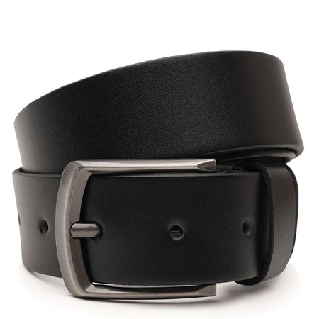 Мужской кожаный ремень Borsa Leather V1115FX19-black купить недорого в Ты Купи