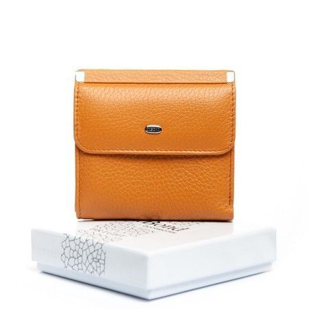 Женский кожаный кошелек Bright DR. BOND WS-33 yellow купить недорого в Ты Купи
