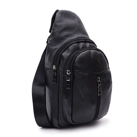 Мужской кожаный рюкзак Keizer K1085bl-black купить недорого в Ты Купи