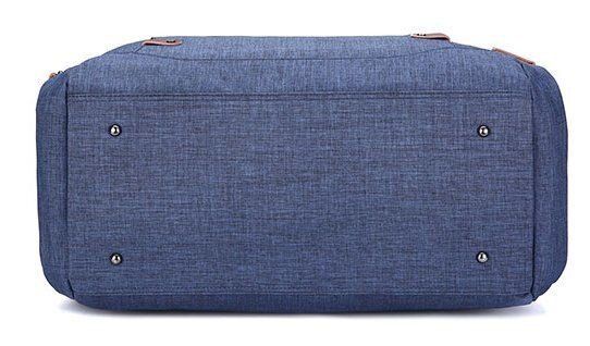 Дорожная синяя текстильная сумка Vintage 20075 купить недорого в Ты Купи