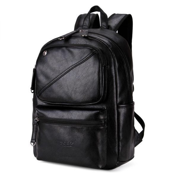 Чоловічий чорний рюкзак Polo Vicuna 5520-BL купити недорого в Ти Купи