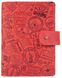 Обложка для паспорта из кожи Hi Art «Let's Go Travel» PB-02/1 Shabby Red Berry Красный купить недорого в Ты Купи