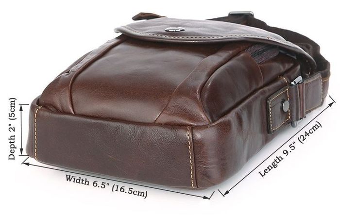 Мужская кожаная сумка Vintage 14388 купить недорого в Ты Купи