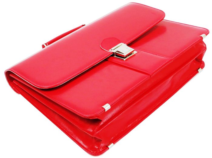 Жіночий портфель з екологічної шкіри AMO SST08 червоний купити недорого в Ти Купи