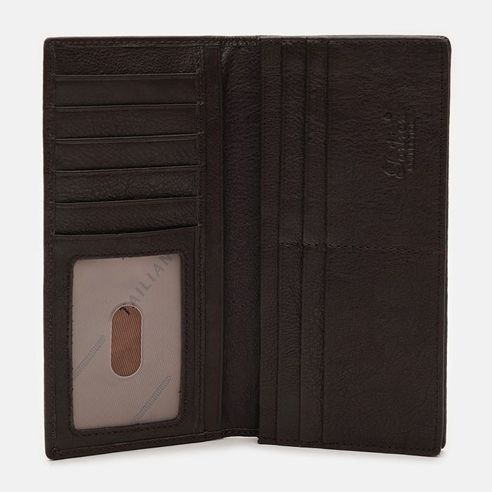 Хвольський V1T530-BE-коричневий чоловічий шкіряний гаманець купити недорого в Ти Купи