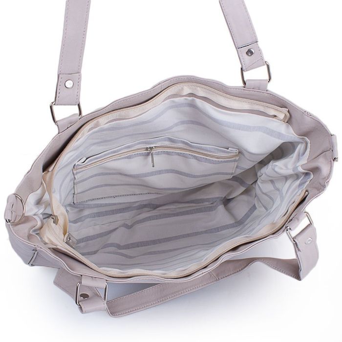 Женская кожаная бежевая сумка TUNONA SK2414-11 купить недорого в Ты Купи