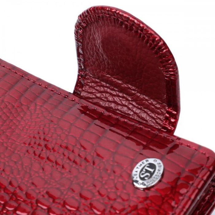 Жіночий лаковий шкіряний гаманець ST Leather 22685 купити недорого в Ти Купи