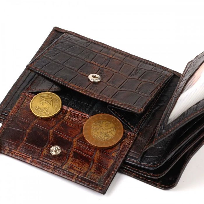 Чоловічий шкіряний гаманець Canpellini 21759 купити недорого в Ти Купи